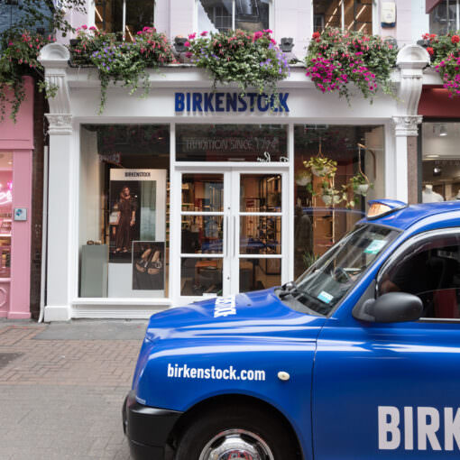 Fassade of the BS store in Carnaby