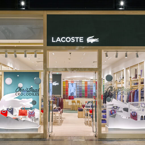 Facade of the Lacoste CentrO Oberhausen