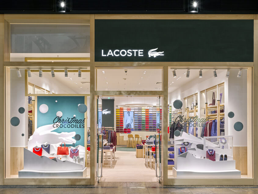 Facade of the Lacoste CentrO Oberhausen